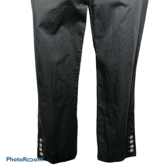 WHBM Slim Capri Mid Rise Stretch Black Pants - Picture 3 of 8